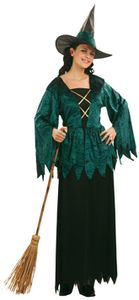 Damen-Kostüm Green Witch, Einheitsgröße -Hexe-Hexen-Kleid-Halloween- Hexenkostüm Artnr. 87206