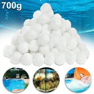 UISEBRT 700g Filter Balls Ersetzen 25 kg Filtersand Filterbälle für Pool Schwimmbad Filterpumpe Aquarium Sandfilter Weiß