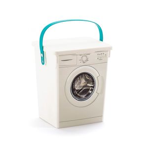 Waschpulverbox Waschmittelbox 16 x 19 x 23cm Waschmitteldose Waschmittelbehälter