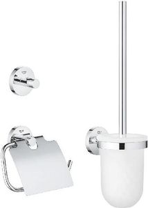 Grohe QuickFix Start - Set doplnkov na toaletu 3 v 1, supersteel 41204000