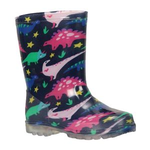 Mountain Warehouse - Dětské gumáky "Splash" MW205 (29 EU) (Light aquamarine/black/pink)