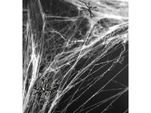 Halloween Spinnennetz Spiderweb, weiss, 60 Gramm