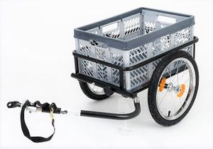 Blue Bird Fahrrad 16" Lastenanhänger "Cargo Trailer" mit 45 Liter Faltbox