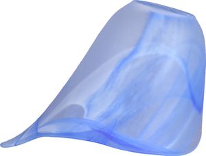 Lampenglas Ø 140mm Blau Ersatzglas Leuchtenglas Nachbildung Glas Lampenschirm Pendelleuchte