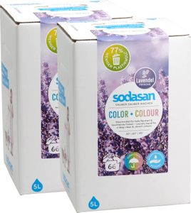 SODASAN Color Waschmittel Lavendel 2x5 Liter