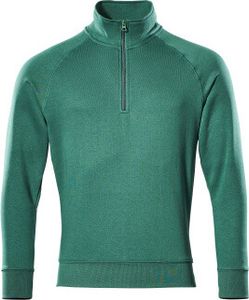 MASCOT® Sweatshirt mit kurzem Reißverschluss 50611-971-03 Grün 3XL