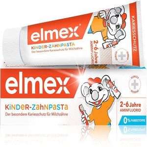 Elmex Kinder Zahnpasta 2 bis 6 Jahre mit Aminfluorid Schutz 50ml