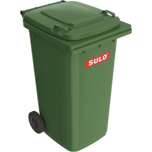 Müllgroßbehälter 240l HDPE grün fahrbar,n.EN 840 SULO