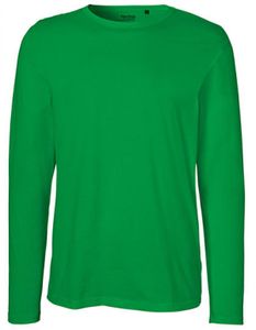 Herren Long Sleeve T-Shirt / 100% Fairtrade-Baumwolle - Farbe: Green - Größe: XL