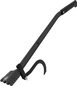 ECD Germany Zvedák na kácení s oboustranným hákem, 75 cm, z vysoce odolné oceli, pogumovaná rukojeť, kovaný zvedák hran, max. zatížení 500 kg