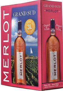 Grand Sud Merlot Rosé 12,5% 3L BiB (F)