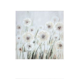 GILDE Leinwandbilder Bild Pusteblumen-Wiese, handbemalt H. 90 cm,38172