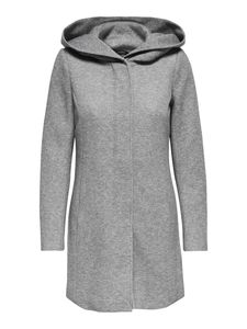 Only Damen-Woll-Mantel onlSedona Light Coat Otw 15142911, Größe:XL, Farbe:Grau