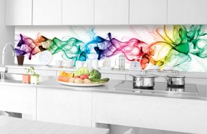 Küchenrückwand Folie selbstklebend RAUCH 350 x 60 cm - Klebefolie - Dekofolie - Spritzschutz für Küche -