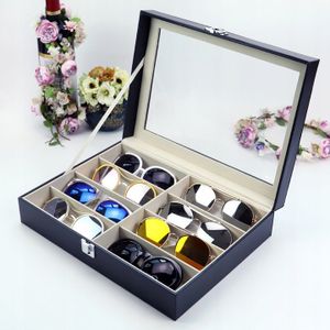 Uhrenbox Uhrenkoffer mit abnehmbaren Organizer Leder Schmuck Uhrenschatulle aus Kunstleder, für bis zu 8 Uhren