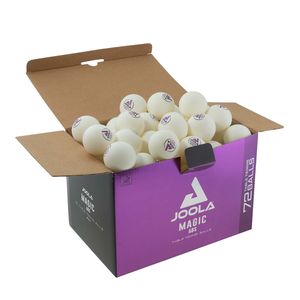 Míčky na stolní tenis JOOLA Magic ABS 72 ks - bílé