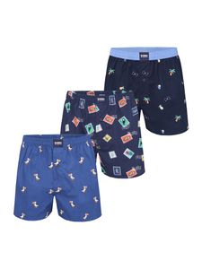 Happy Shorts unterhose unterwäsche boxershort Print Sets Set 3 XL (Herren)