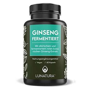 Lunatura Ginseng fermentiert - 60 vegane Kapseln