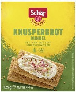 Schär Knusperbrot Dunkel - 125g x 12  - 12er Pack VPE