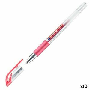 Pióro kulkowe Edding 2185 czerwone 0,7 mm (10 sztuk)