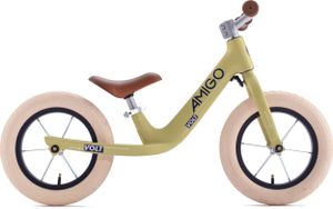 Amigo Volt - Laufrad 12 Zoll - Lauflernrad ab 2-4 Jahre - Balance fahrrad für Jungen und Mädchen - bis zu 30 kg - Gelb