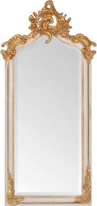 Casa Padrino Barock Spiegel Antik Stil Creme / Gold 115 x 48 cm - Möbel Wandspiegel