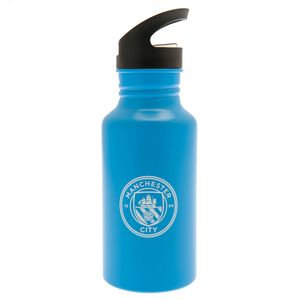 Manchester City FC - Fľaša na vodu "Haaland", hliníková TA11430 (jedna veľkosť) (modrá)