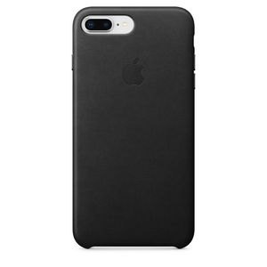 Apple iPhone 7 Plus / 8 Plus Leder Case, Schwarz