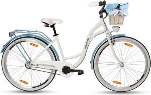 Goetze Style 28 Zoll Citybike, 3-Gang Shimano Nabenschaltung, Tiefeinstieg mit Rücktrittbremse, Damenfahrrad mit Korb