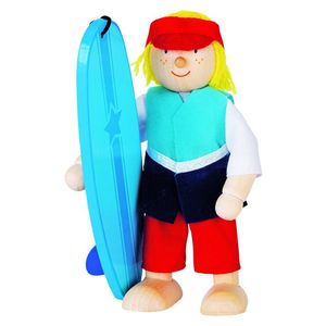 Goki 51628 - Biegepuppe Surfer 4013594516280