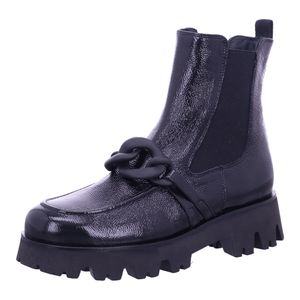 Paul Green Chelsea Boots - Schwarz Glattleder Größe: 39 Normal