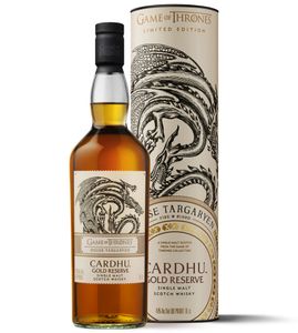 Cardhu Gold Reserve House Targaryen Game of Thrones GoT Limited Edition Single Malt Scotch Whisky | 40 % vol | 0,7 l