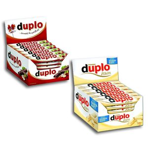 Ferrero Duplo und Duplo white je 40 Riegel (1456g)