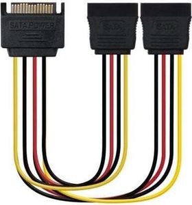 Nanocable 10.19.0104, 0,3 m, SATA 15-pin, 2 x SATA 15-pin, Męska, Żeńska, Prosty