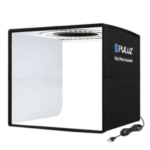 PULUZ Softbox, Softbox Faltbarer Diffusor für Lichtpanel LED-Licht-Softbox Soft Box Set mit 12 Farben Hintergrund Softboxen