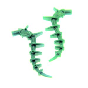 2x Lego Bionicle Pflanze grün Liane Seegras Tang Tier Schwanz Stachel 55236