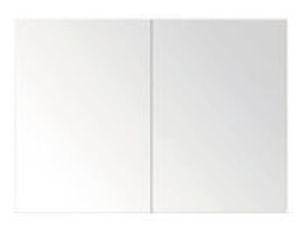 Spiegelschrank Sanox Porto 90 x 13 x 65 cm eisgrün 2-türig