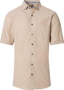 Redmond - Comfort Fit - Herren Freizeithemd Kurzarm (251055999), Größe:S, Farbe:Beige (200)