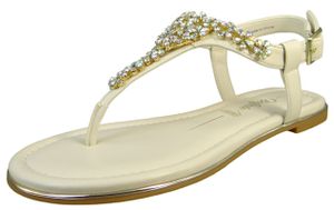 Buffalo Damen  Sandalen Capri Flower 1600156 Creme