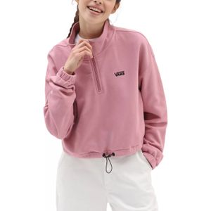 Vans Damen Fleecepullover WM LEFT CHEST HALF ZIP FLEECE, Größe:S, Farben:lilas