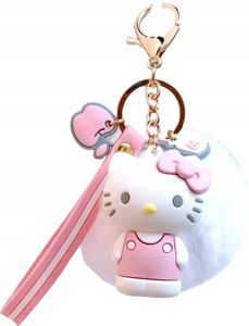 Schlüsselanhänger Katze Handtaschen Anhänger Pompon Katze