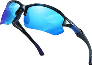 Polarisierte Sport-Sonnenbrille mit Nasenpolster, leicht, tragbar, Sonnenschutz, Anti-UV, Fahrradbrille, Angelbrille