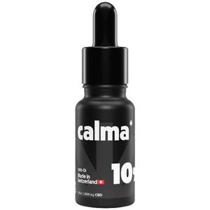 CALMA 10% Hanföl | Schweizer Qualität  | Vegan | mit hochwertigen MCT-Öl | 1000 mg