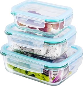 Zestaw szklanych słoików do przechowywania żywności 4 szt. pokrywka bez BPA pojemnik na lunch zamrażarka pojemnik na lunch mikrofalówka 4 pojemniki Retoo Zestaw szklanych słoików do przechowywania żywności 4 szt. pokrywka bez BPA pojemnik na lunch zamrażarka pojemnik na lunch mikrofalówka 4 pojemniki Retoo