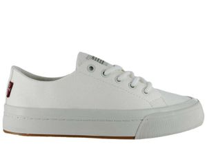 LEVI'S Women's SUMMIT LOW S weißer Stoff leichte Schuhe 36