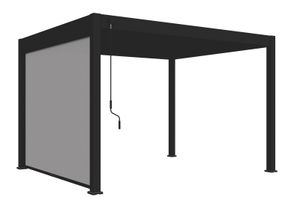 Weide Sonnenrollo für Weide Pergola | anthrazit