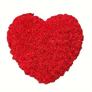 Rosenherz🌹 Valentinstagsgeschenk Ehefrau, Herz, Rosenstrauß, Blumenstrauß, Geschenk Freundin, Geburtstagsgeschenk Frau, Muttertag Verlobung Hochzeit