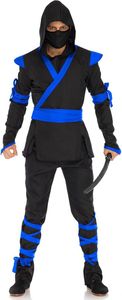 LEG AVENUE Ninja Assassin Kostüm Black, Blue XL