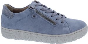 Hartjes Phil Shoe 162.1401/3443.42, Velourleder / Prägung, Heaven / Aqua, Weite H 37 1/2
