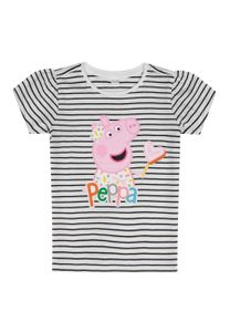 Peppa Wutz Pig Kinder Mädchen T-Shirt, Größe Kids:98-104
